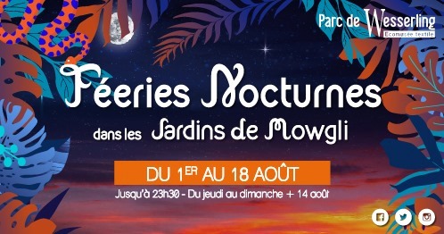 Féeries nocturnes au jardin de Wesserling